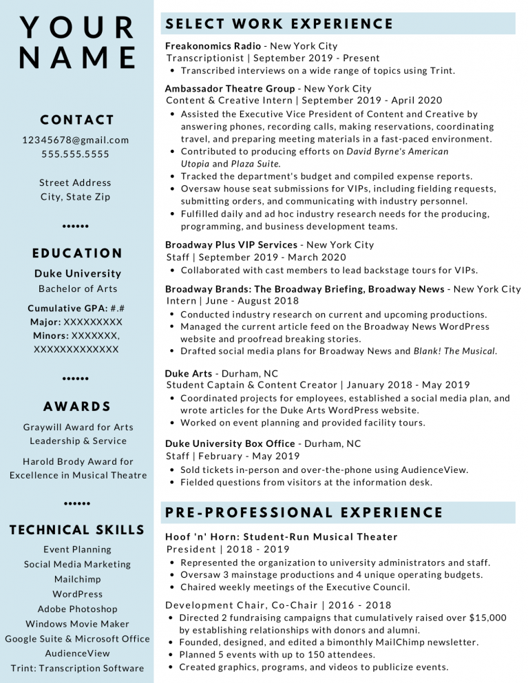Image of resume text. Click to load PDF.