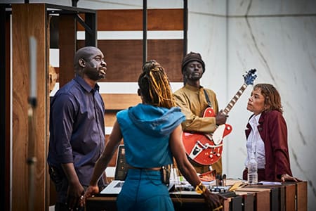 Artists in Sarr's play