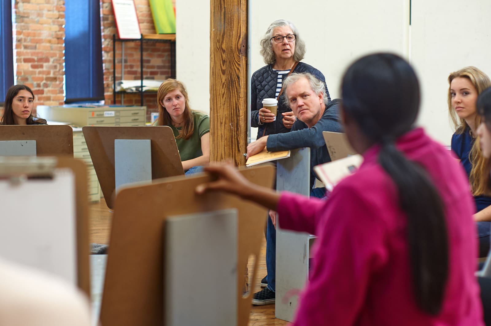 Maira Kalman comments on a student's drawing