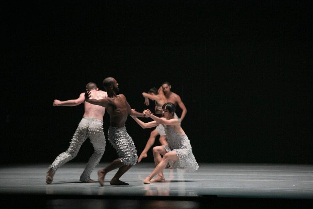 Lines Ballet company photo with Kronos Quartet and Handel