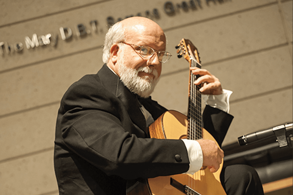 Randy Reed holding guitar