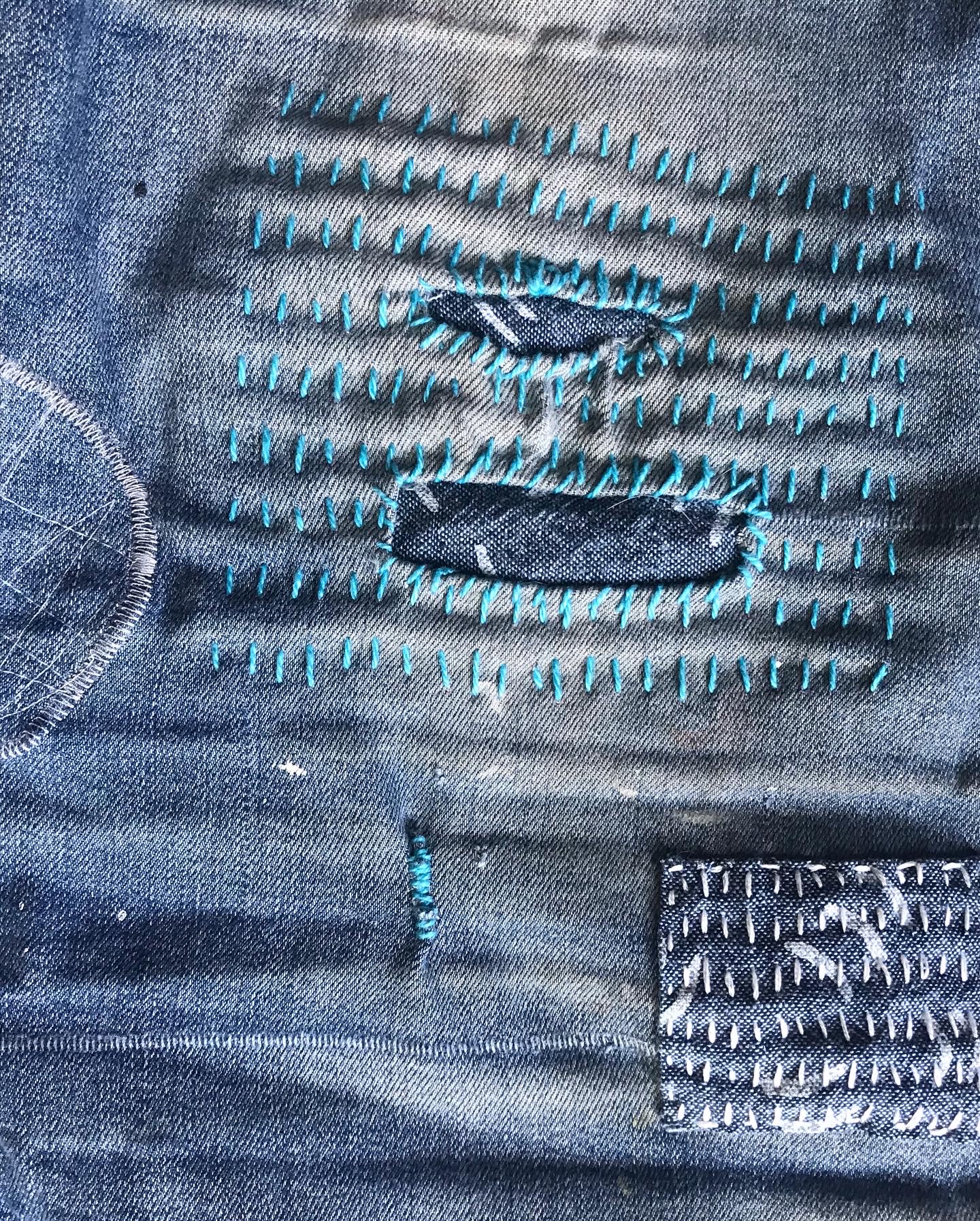 Fix that hole – hand sewn textile repair